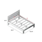 Wooden Bed Frame Queen Size