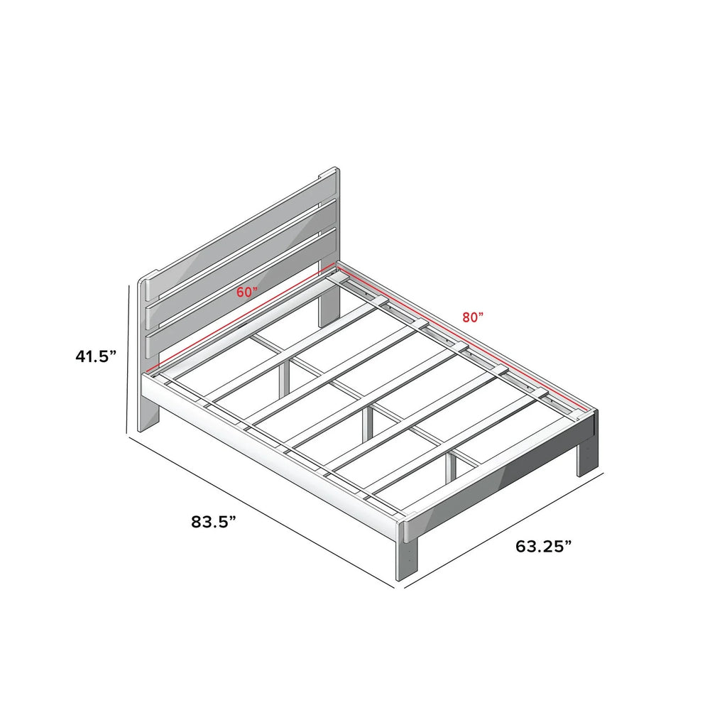 Wooden Bed Frame Queen Size