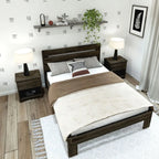 Wooden Bed Frame Queen Size