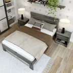 Wooden Bed Frame Queen Size