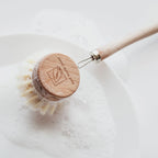 Wooden Dish Brush and Replacement Head