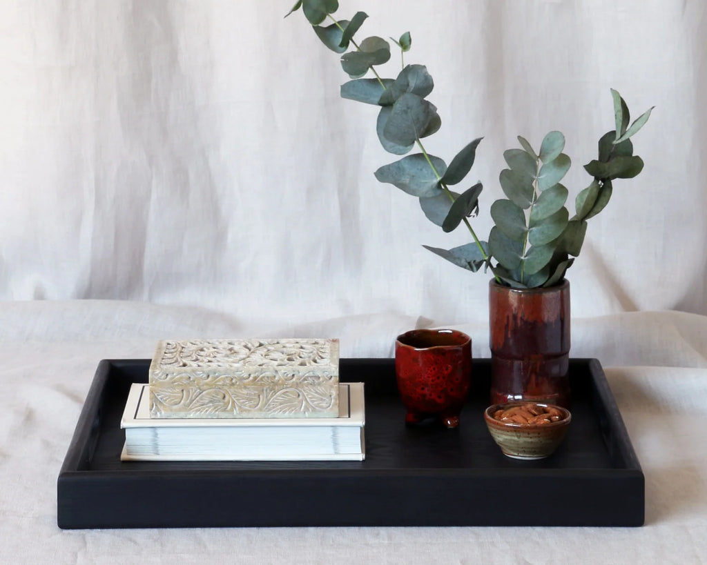 Wooden Ottoman Tray
