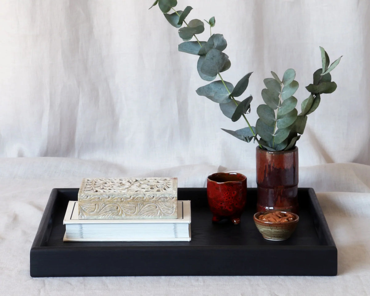 Wooden Ottoman Tray