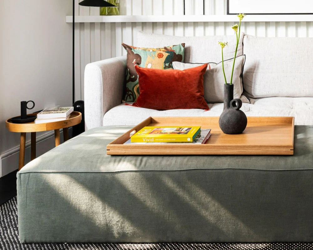 Wooden Ottoman Tray