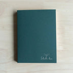 Wooden Page Notebook in A6 Size with 100 Blank Japanese Red Pine Pages for Writing and Pencil Sketching