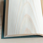Wooden Page Notebook in A6 Size with 100 Blank Japanese Red Pine Pages for Writing and Pencil Sketching