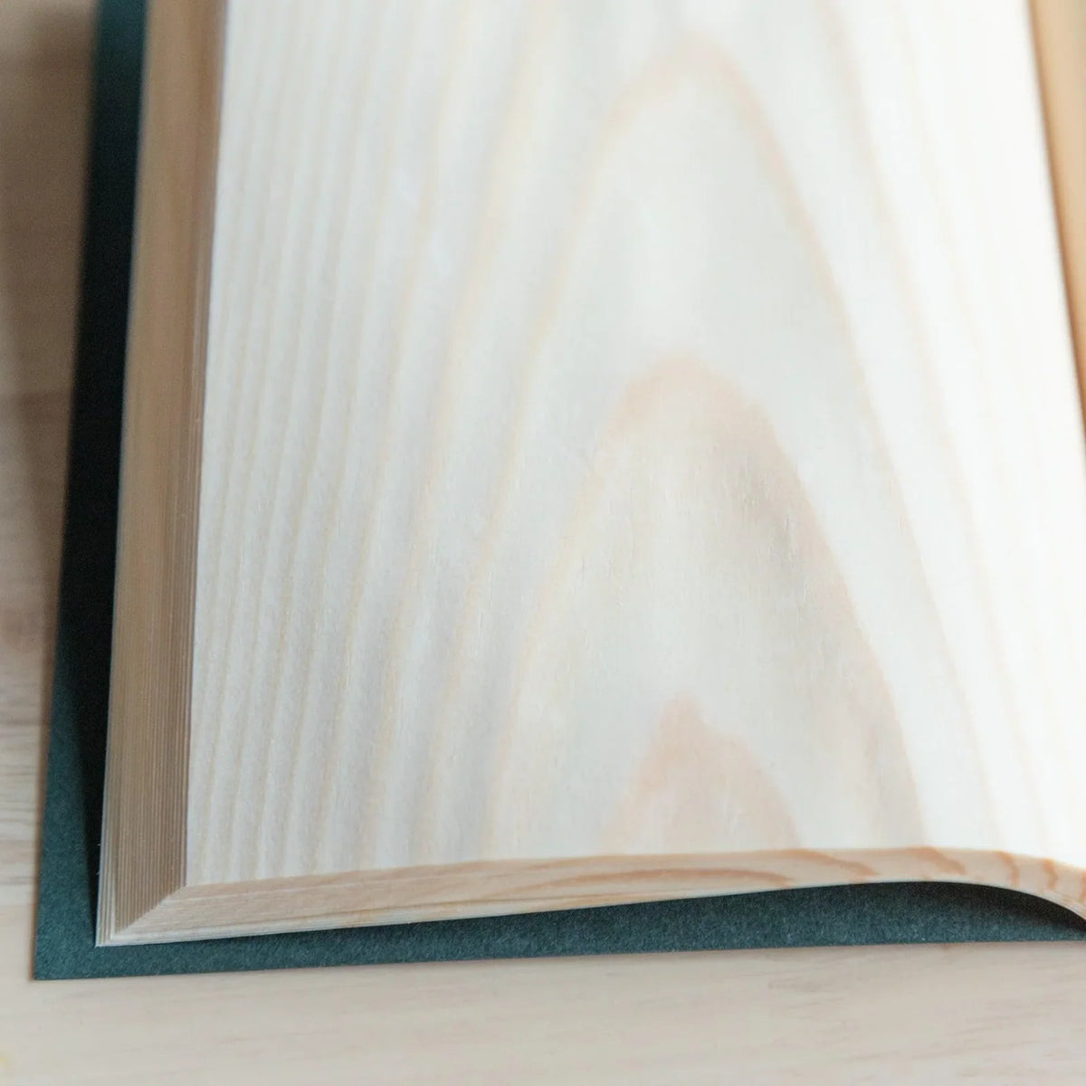 Wooden Page Notebook in A6 Size with 100 Blank Japanese Red Pine Pages for Writing and Pencil Sketching