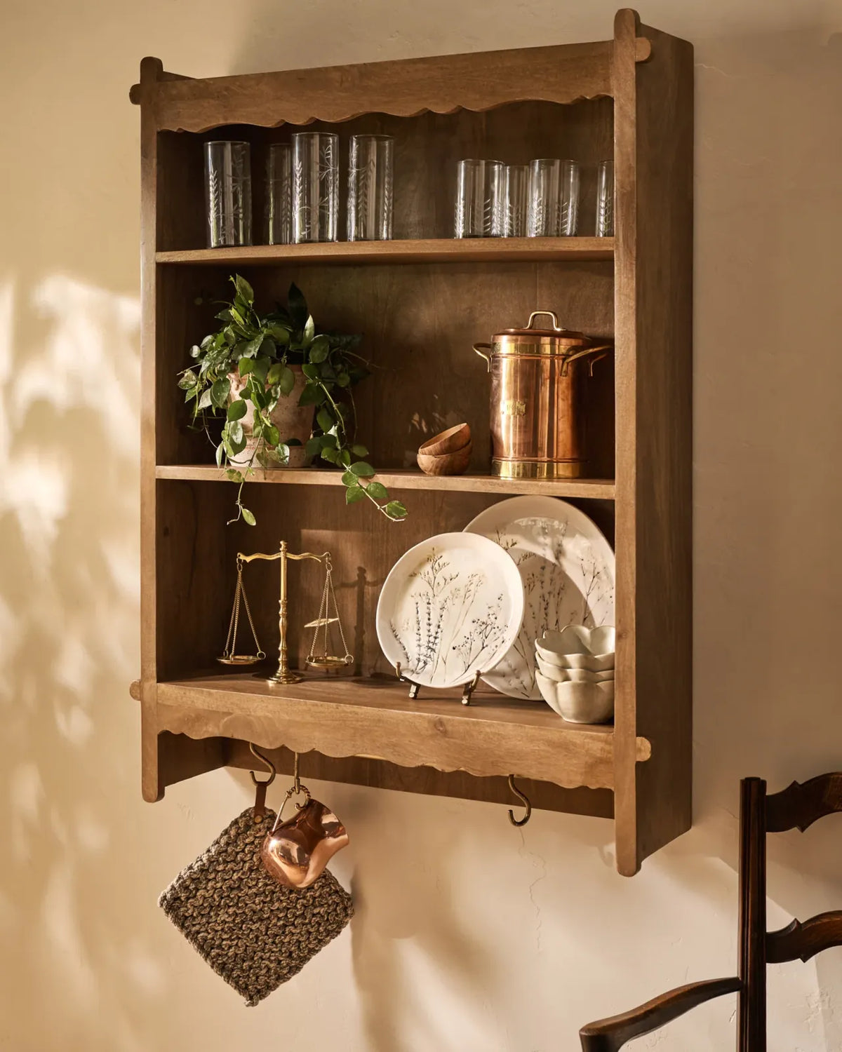 Wooden Wall Shelf