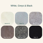 Wool-Mix Felt for Crafting in 50 x 90cm Pieces, Made from 30% Wool and 70% Viscose for Larger Projects