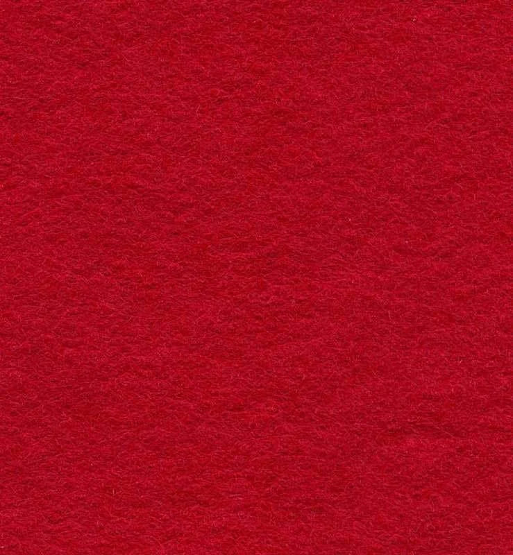 Wool-Mix Felt for Crafting in 50 x 90cm Pieces, Made from 30% Wool and 70% Viscose for Larger Proje — Crimson 32 / 0.5 metres