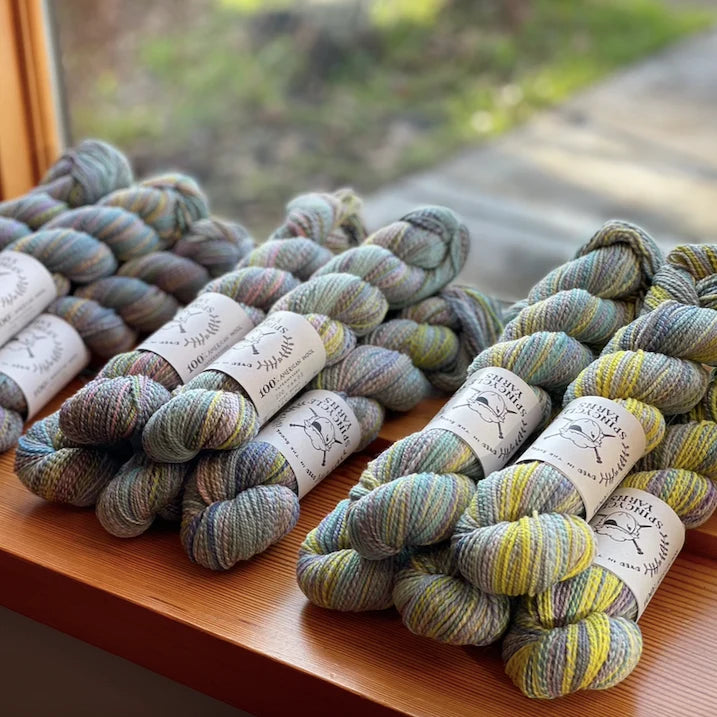 Wool Yarn in Sport Weight, Made from 100% Superwashed American Wool for Distinctive Knitting Projects