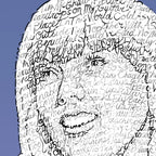 Word Art Print Celebrating Taylor Swift's First 10 Studio Albums Through 164 Handwritten Song Titles