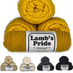 Worsted Weight Wool Yarn, 190 Yards of 85% Wool and 15% Mohair Single-Ply Fiber · Worsted weight category 4 yarn