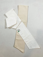 Wreath Sash in Soft, Sturdy 100% Cotton for Embroidery and Personalized Decor, Measuring 50 x 5 Inches