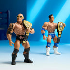 Wrestling Action Figure 2-Pack Featuring Rocky Maivia and The Rock in Retro Then and Now Designs