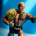 Wrestling Action Figure 2-Pack Featuring Rocky Maivia and The Rock in Retro Then and Now Designs
