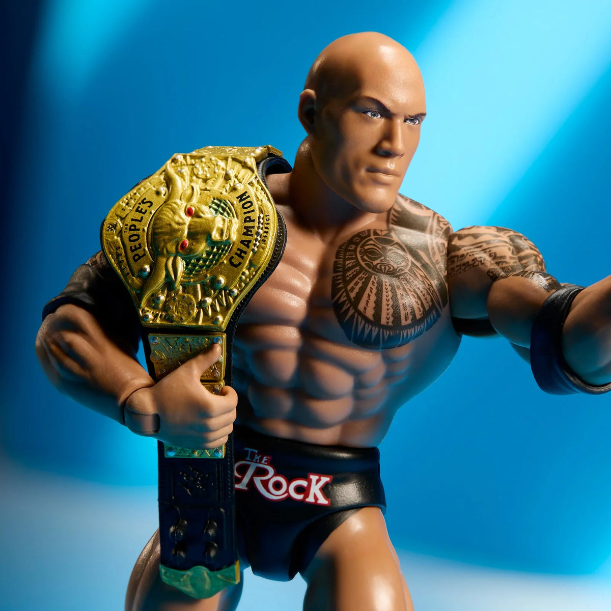 Wrestling Action Figure 2-Pack Featuring Rocky Maivia and The Rock in Retro Then and Now Designs