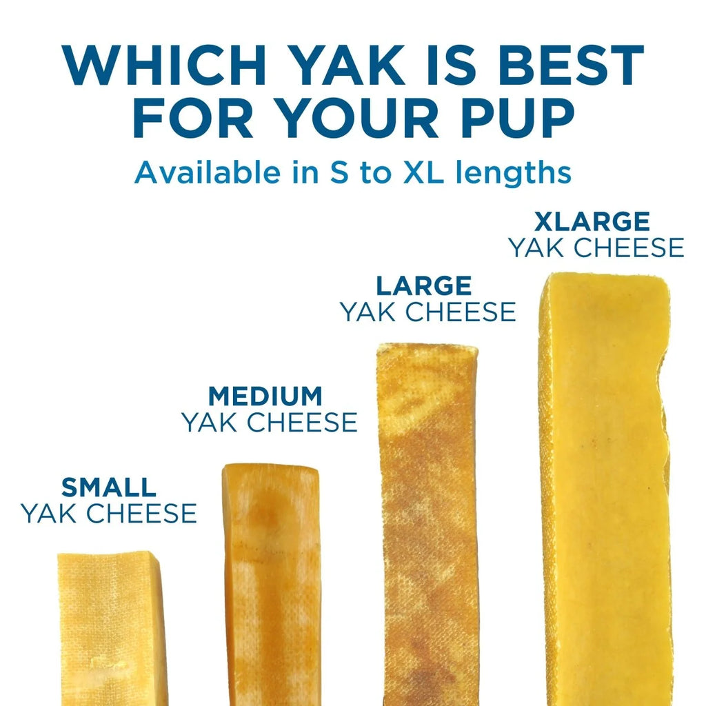 Yak Cheese Dog Chews in an Odor-Free Mixed 3 Pack