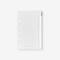 Ziplock Planner Pocket in Frosted Vinyl for Pocket, A6, Personal, A5 and More Sizes · Frosted finish — Pocket