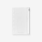 Ziplock Planner Pocket in Frosted Vinyl for Pocket, A6, Personal, A5 and More Sizes · Frosted finish — Pocket