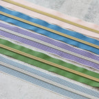 Zipper Bundle for Sewing and Bag Making with #5 Nylon Coil Zippers in Spring Colors and Stripes