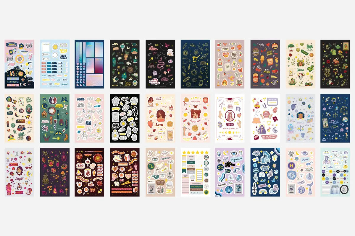 Zodiac Sticker Book